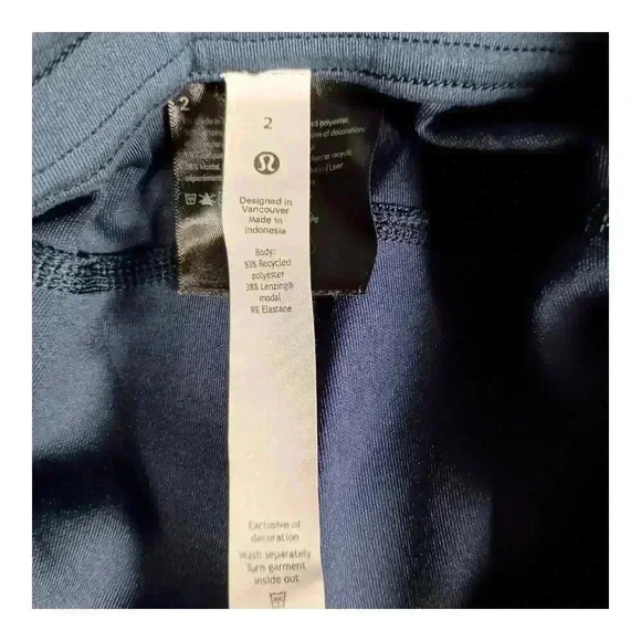 Lululemon Softstreme High-Rise Pant Blue Women's 2 - Picture 4 of 5